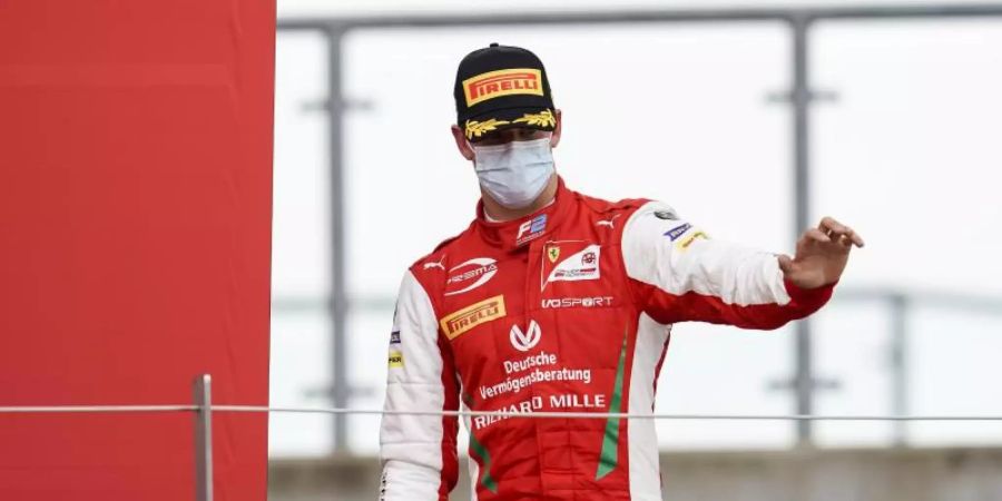 Wurde beim Sprintrennen der Formel 2, in Silverstone Zweiter: Mick Schumacher. Foto: James Gasperotti/ZUMA Wire/dpa