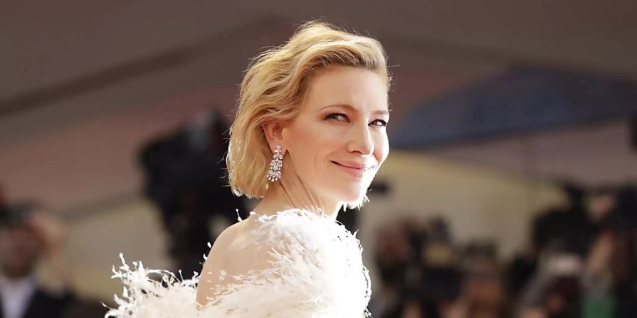 ARCHIV - Cate Blanchett ist Präsidentin der Jury beim 77. Internationalen Filmfestival von Venedig. Foto: Kirsty Wigglesworth/AP/dpa