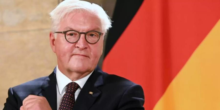 Bundespräsident Frank-Walter Steinmeier: «Es gibt Licht am Ende des Tunnels - allerdings wissen wir nicht, wie lang die Wegstrecke dahin noch ist.». Foto: Barbara Gindl/APA/dpa