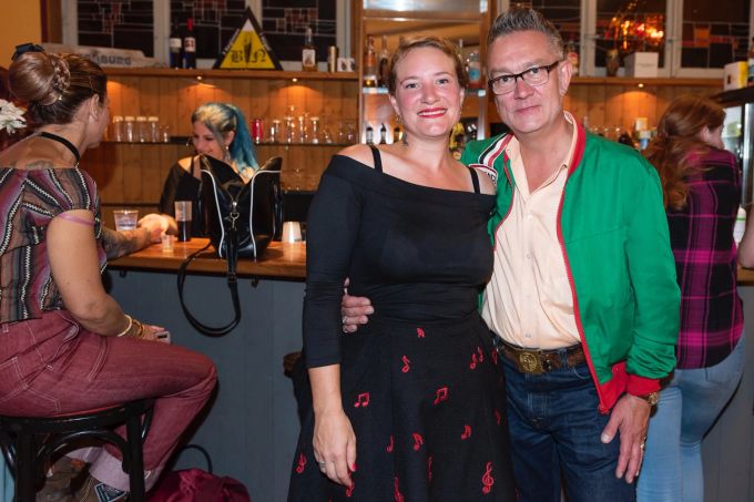 Natalie Keil und Oliver Kehren (aus Düsseldorc) sind Fans der Buffalo Chips.