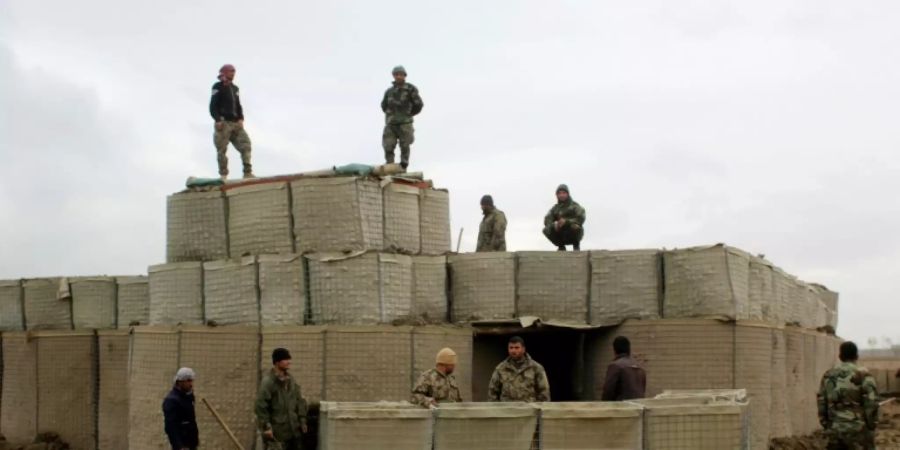 Afghanische Soldaten in Kundus
