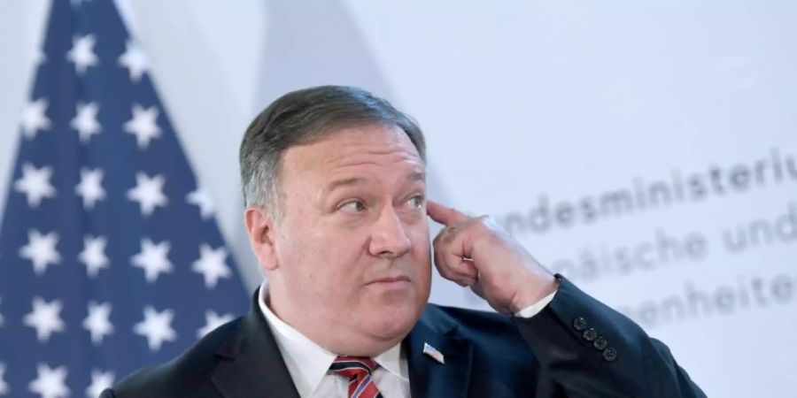 Pompeo am Freitag in Wien