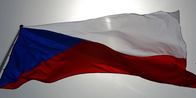 Tschechische Flagge