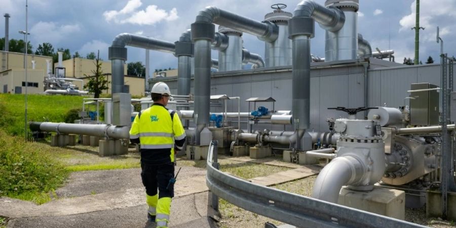Gasspeicheranlage im bayerischen Bierwang