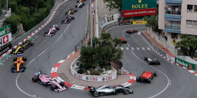 Die Loews-Haarnadel beim Formel 1 Grand Prix von Monaco. Formel 1 Monaco