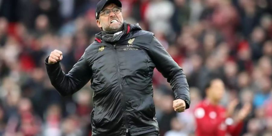 Jürgen Klopp hatte mit dem FC Liverpool den FC Bayern aus der Champions League geworfen. Foto: Martin Rickett/PA Wire