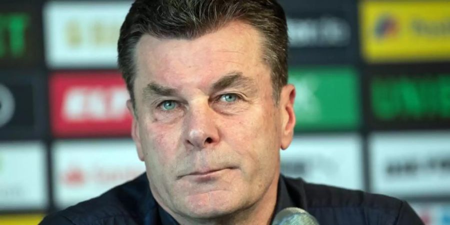 Hört zum Saisonende als Trainer bei Borussia Mönchengladbach auf: Dieter Hecking. Foto: Federico Gambarini