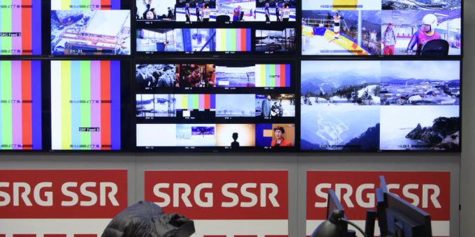 Wegen der Übertragung von sportlichen Grossereignissen - wie hier für die Olympischen Winterspiele in Pyeongchang - steig im letzten Jahr auch der Produktionsaufwand. (Archivbild) Wegen der Übertragung von sportlichen Grossereignissen - wie hier für die Olympischen Winterspiele in Pyeongchang - steig im letzten Jahr auch der Produktionsaufwand. (Archivbild)
