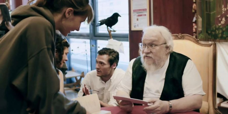 Author George R.R. Martin bei einer Signierstunde 2014