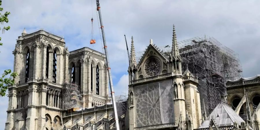 Die Arbeiten an der Kathedrale Notre-Dame gehen voran