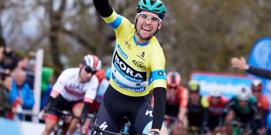 Zählt zum erweiterten Kreis für die Tour de France: Maximilian Schachmann vom Team Bora-hansgrohe. Foto: Ion Alcoba Beitia/gtres/dpa