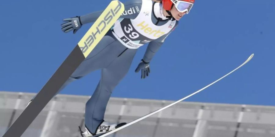 In Lillehammer musste sich Katharina Althaus mit dem geteilten zweiten Rang begnügen. Foto: Terje Bendiksby/NTB scanpix