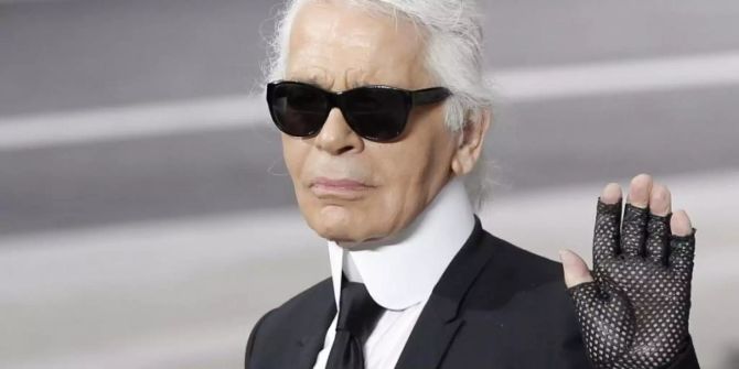 Karl lagerfeld in paris