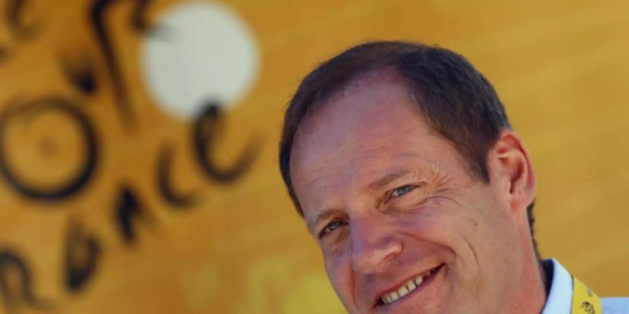 Christian Prudhomme ist Direktor der Tour de France. Foto: Peter Dejong/AP