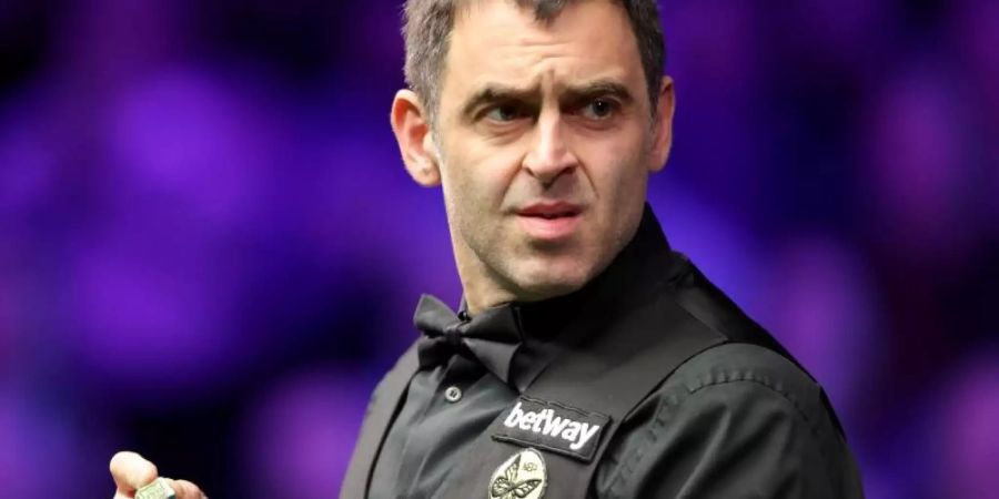 Bei der WM in Sheffield gilt der fünfmalige Champion Ronnie O'Sullivan als Favorit. Foto: Richard Sellers/PA Wire/dpa