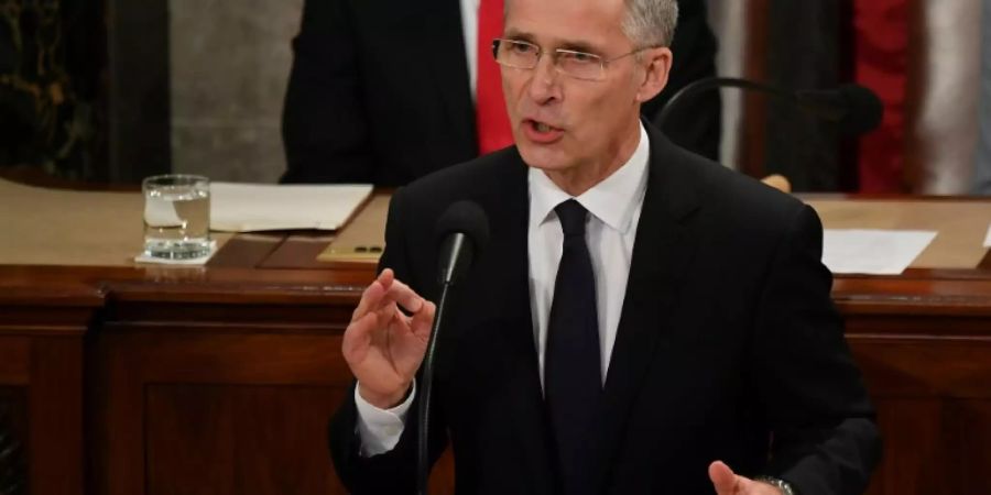 Stoltenberg vor dem US-Kongress