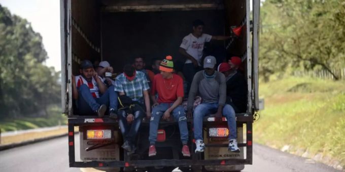 Migranten im Januar in Guatemala Migranten im Januar in Guatemala