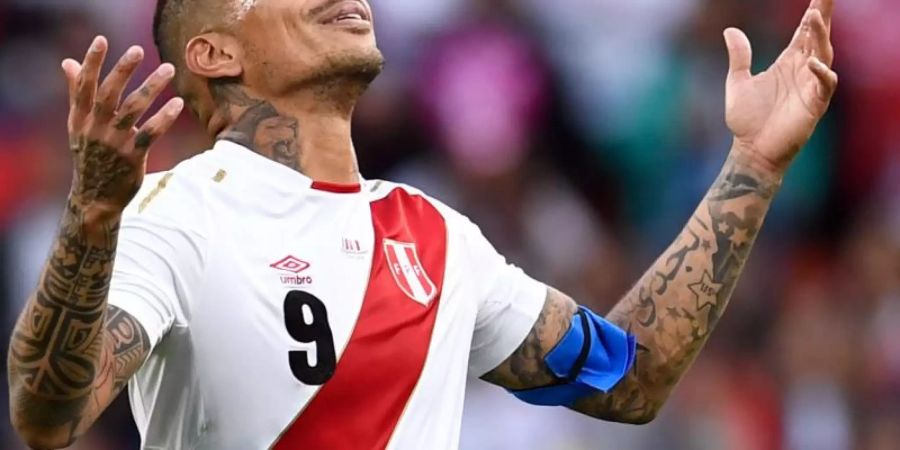 Bleibt weiter gesperrt: Paolo Guerrero. Foto: Marius Becker