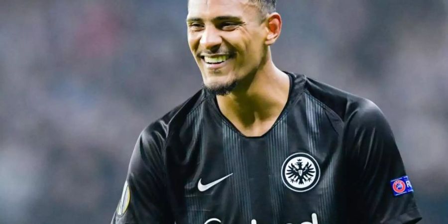 Begehrt: Eintracht-Torjäger Sebastien Haller. Foto: Uwe Anspach/dpa