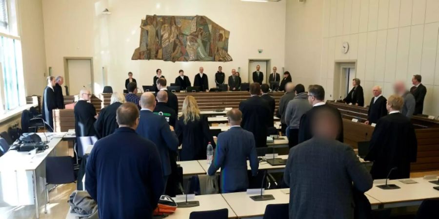 Blick in den Koblenzer Gerichtssaal