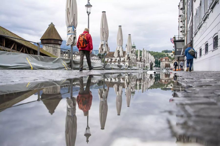 Unwetter Luzern Hochwasser