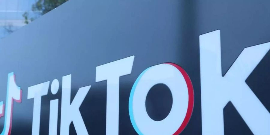 Das Logo des Video-Tausch-Unternehmens TikTok. Foto: -/XinHua/dpa