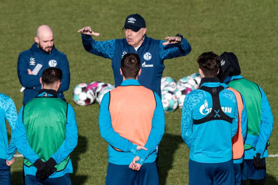 Seine Trainings-Varianten bei Schalke 04 haben aber offensichtlich nicht gefruchtet.