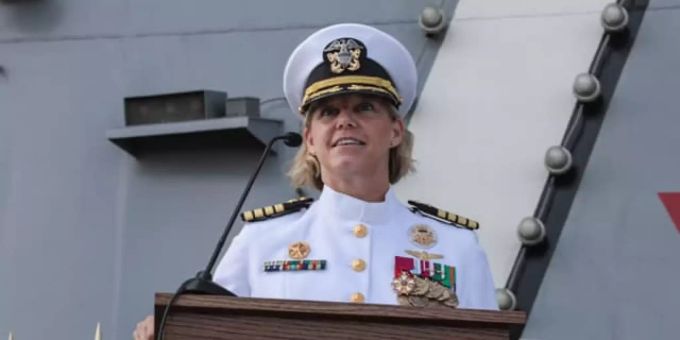 Amy Bauernschmidt. United States Navy