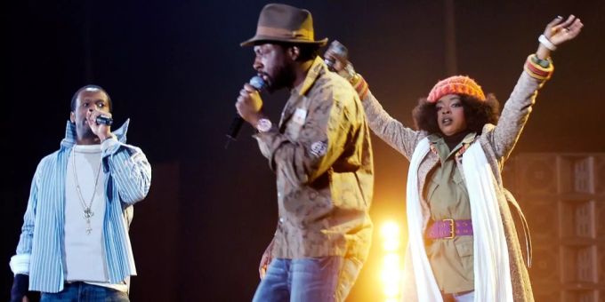 Lauryn Hill, Pras Michel und Jean Wyclef, von rechts nach links, performten damals 2005 im Hallenstadion in Zürich. Fugees