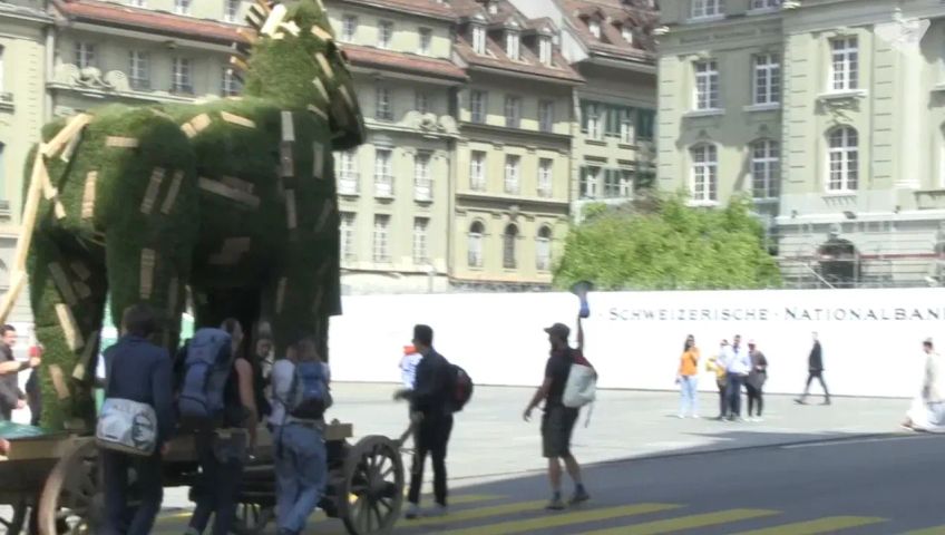 UniaDemo in Bern Löhne der Gärtner sollen wachsen