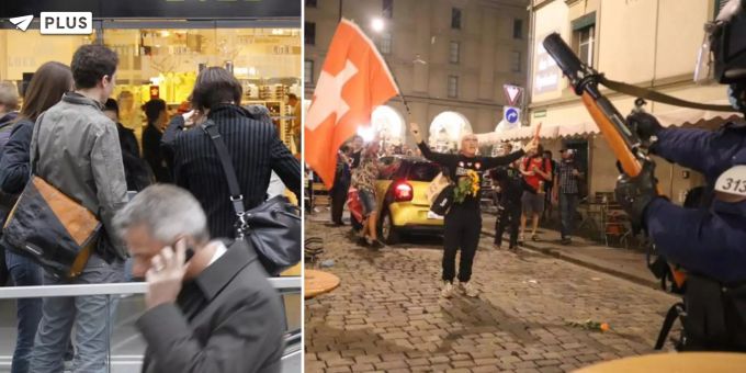 «20 Prozent weniger» - Corona-Demos vermiesen Bernern das Abendgeschäft