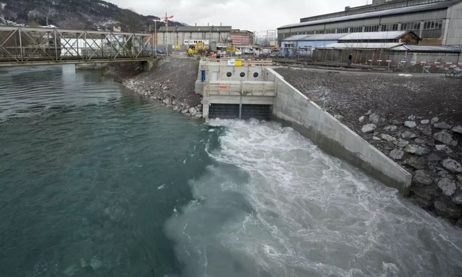 Hochwasser Entlastungsstollen Thun