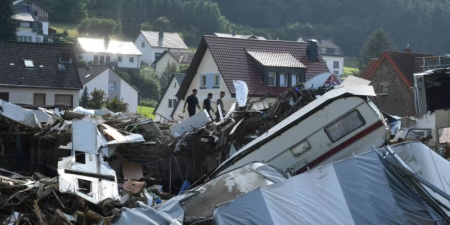 Verwüstete Ortschaft Rheinland-Pfalz