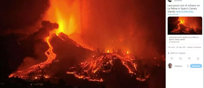 Vulkanausbruch La Palma