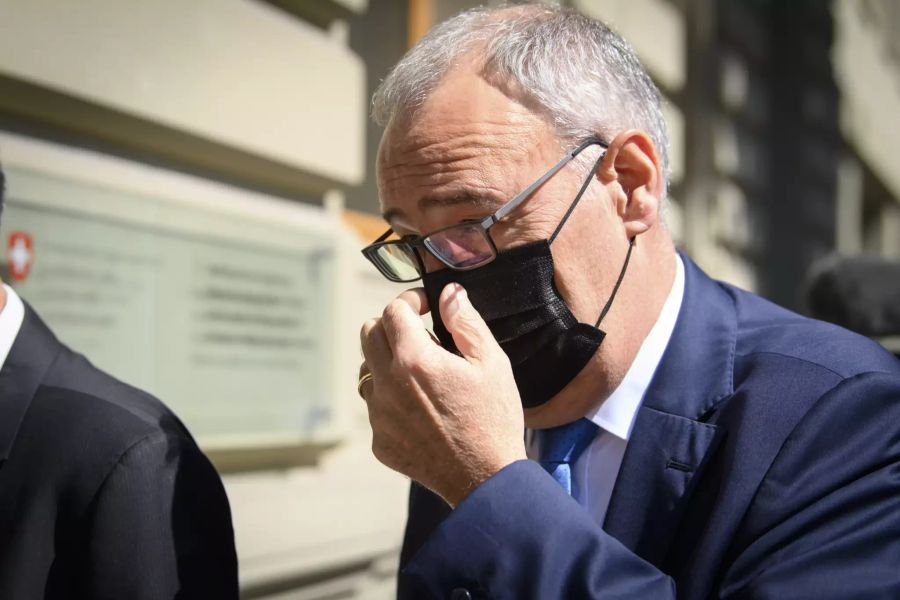 Medienkonferenz Bundesrat Parmelin Coronavirus