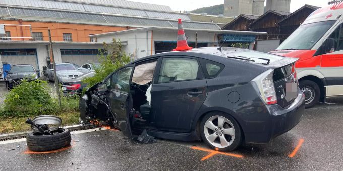Unfall in Rekingen.
