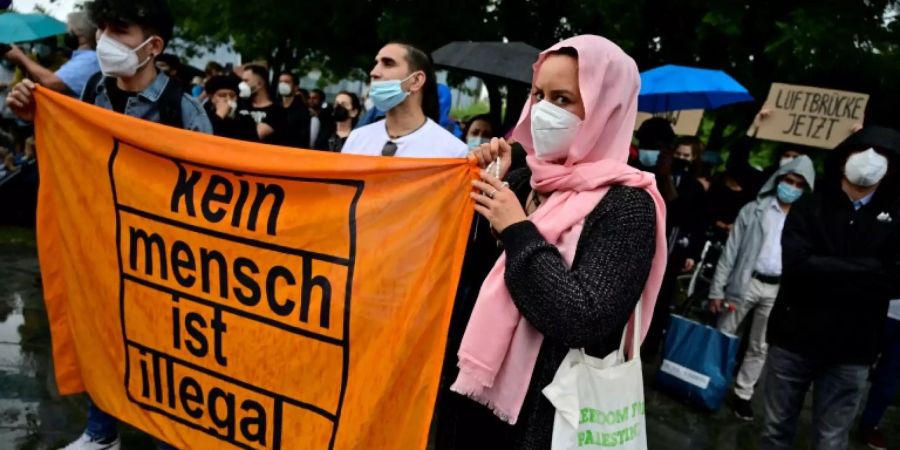 Demo für Aufnahme afghanische Flüchtlinge am Wochenende in Berlin