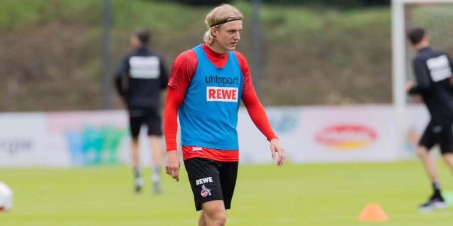 Wechselt vom 1. FC Köln zum VfL Wolfsburg: Sebastiaan Bornauw. Foto: Rolf Vennenbernd/dpa