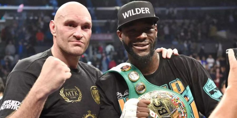 Der WM-Kampf zwischen Tyson Fury (l) und Deontay Wilder wurde verschoben. Foto: Lionel Hahn/PA Wire/dpa