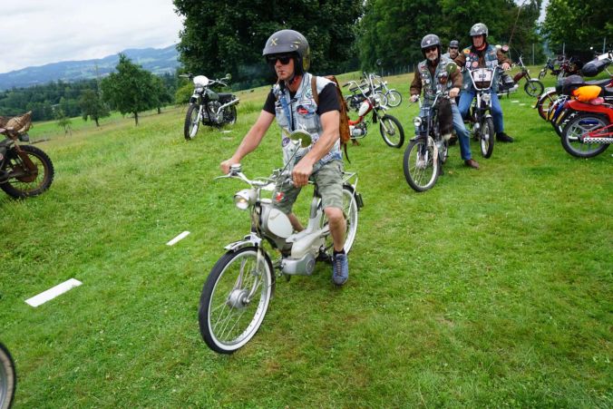 Bis zum nächsten Jahr: Am Töffli-Treffen in Rapperswil-Jona.