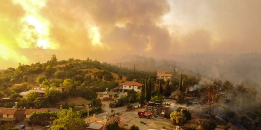 Brand in der Türkei