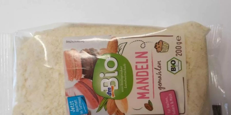 200g «dmBio Mandeln gemahlen». Foto: lebensmittelwarnung.de/dpa-infocom