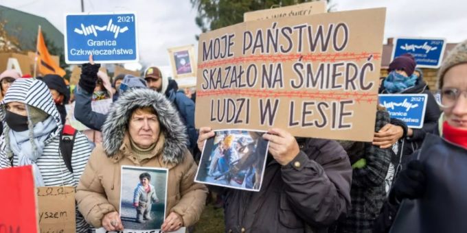 Demonstration in Michalowo Demonstration in Michalowo