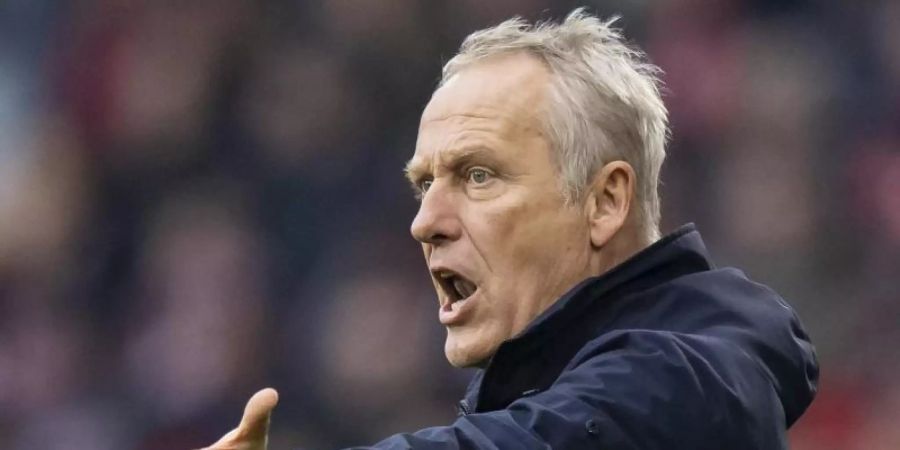 Will mit Freiburg den Bayern Paroli bieten: SC-Coach Christian Streich. Foto: Tom Weller/dpa