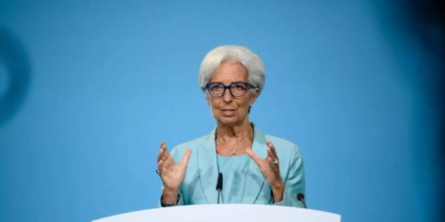 Laut EZB-Präsidentin Christine Lagarde sei es unwahrscheinlich, dass die Bedingungen für eine Zinsanhebung im kommenden Jahr erfüllt werden. Foto: Sanziana Perju/European Central Bank/dpa