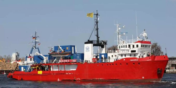 Das Rettungsschiff «Sea-Eye 4». Sea-Eye 4