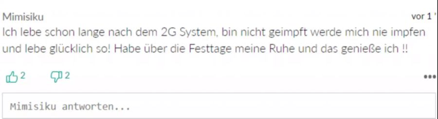 Einige sprechen sich immer noch klar gegen eine Impfung aus.