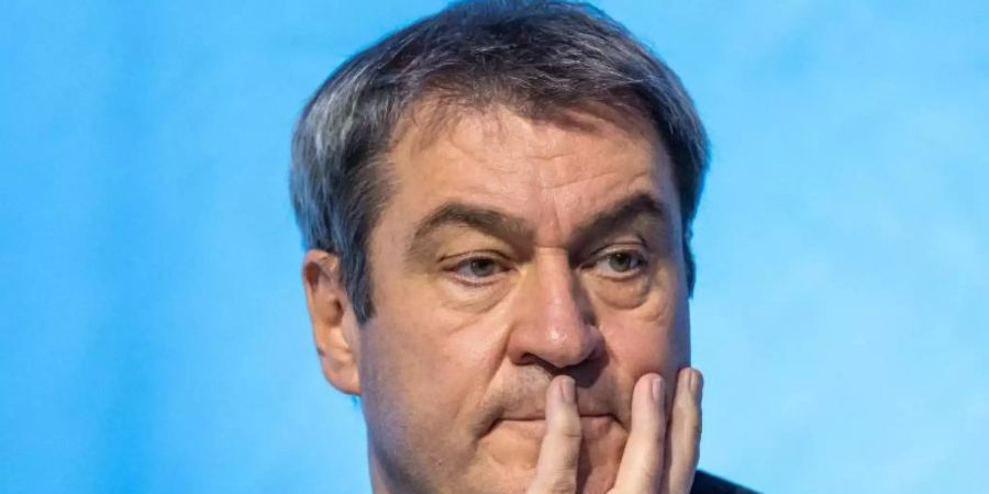 «Die Ampel ist am Zug», sagt Markus Söder, CSU- Parteivorsitzender und Ministerpräsident von Bayern. Foto: Armin Weigel/dpa
