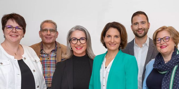 Der Vorstand der FDP Sissach und Umgebung (v.l.): Carol Zumbrunnen, Rolf Dettwiler, Suzanne Imholz-Heiniger, Saskia Schenker, Daniele Rocca und Elisabeth Vock. FDP Sissach Vorstand