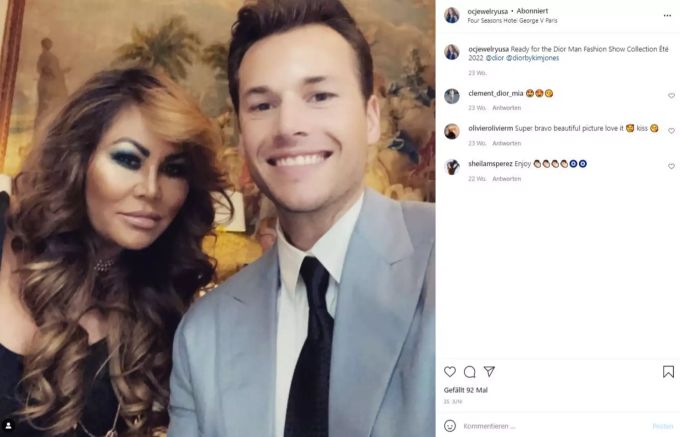 Orianne Cevey und ihr Noch-Mann Tom Bates. orianne